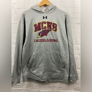 Mill Creek High School Hawks Cheerleading Under Armour Hoodie Gray Unisex Medium